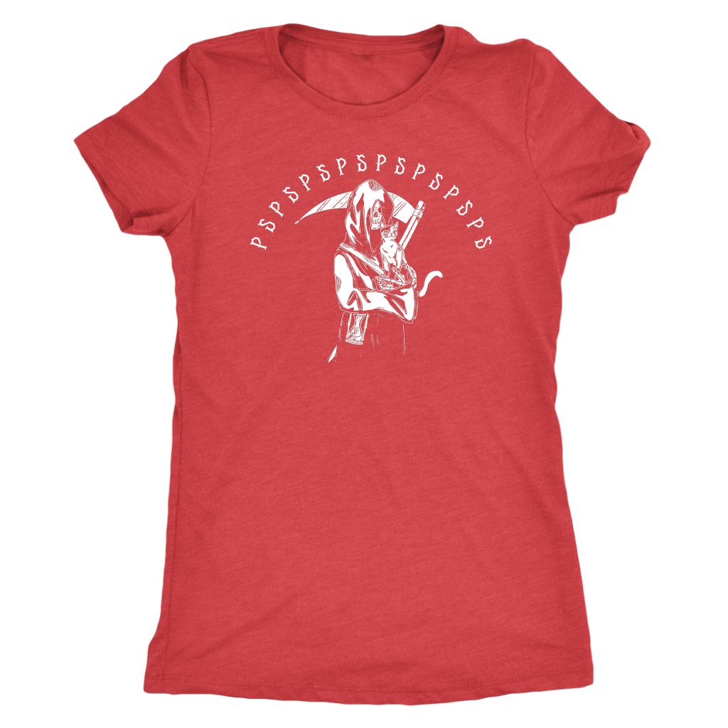 Reaper Kitty PSPSPSPSP T-shirt  - Gemmed Firefly