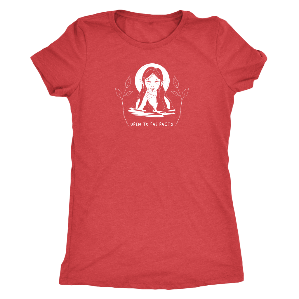Open to Fae Pacts T-shirt  - Gemmed Firefly