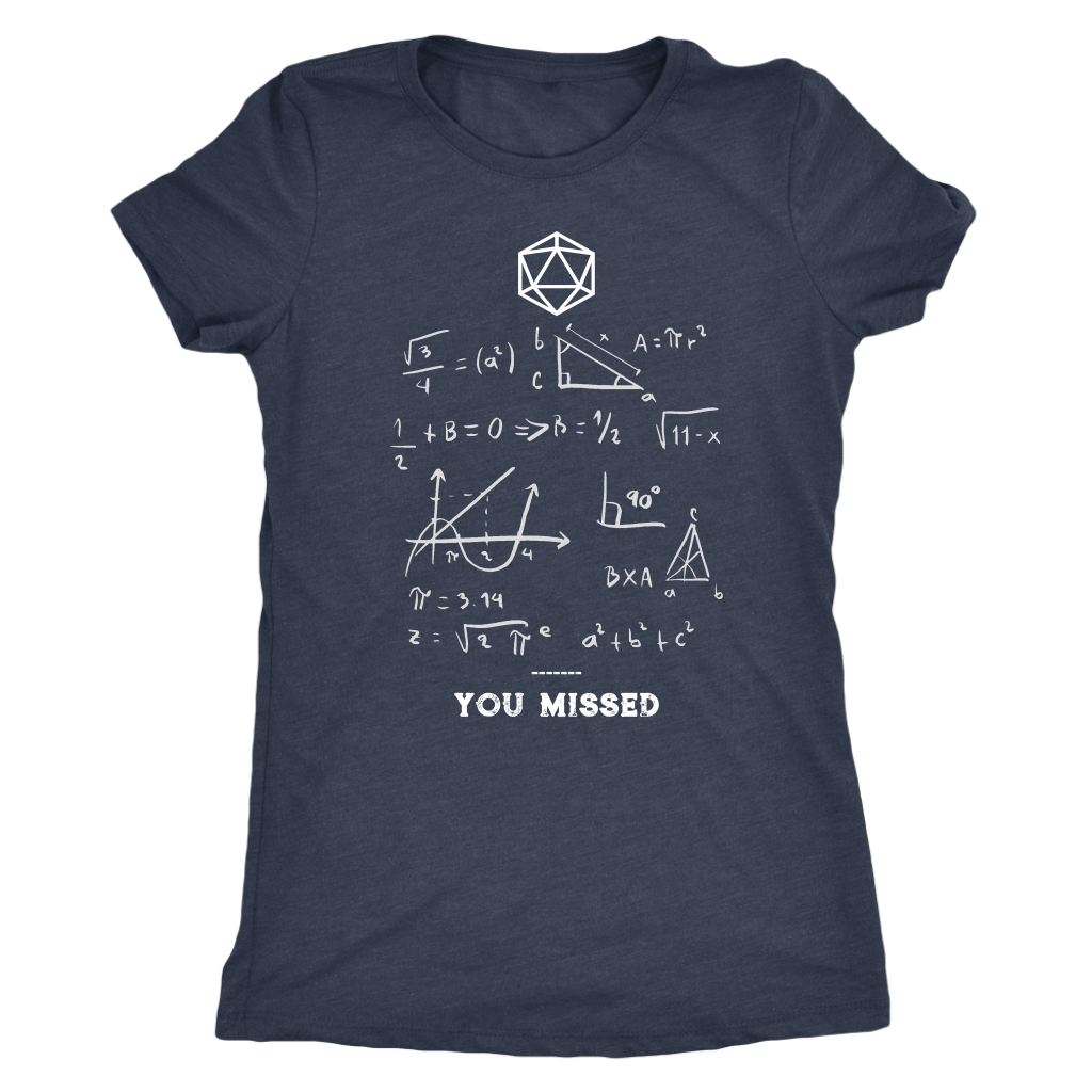 Dungeon Math T-shirt  - Gemmed Firefly