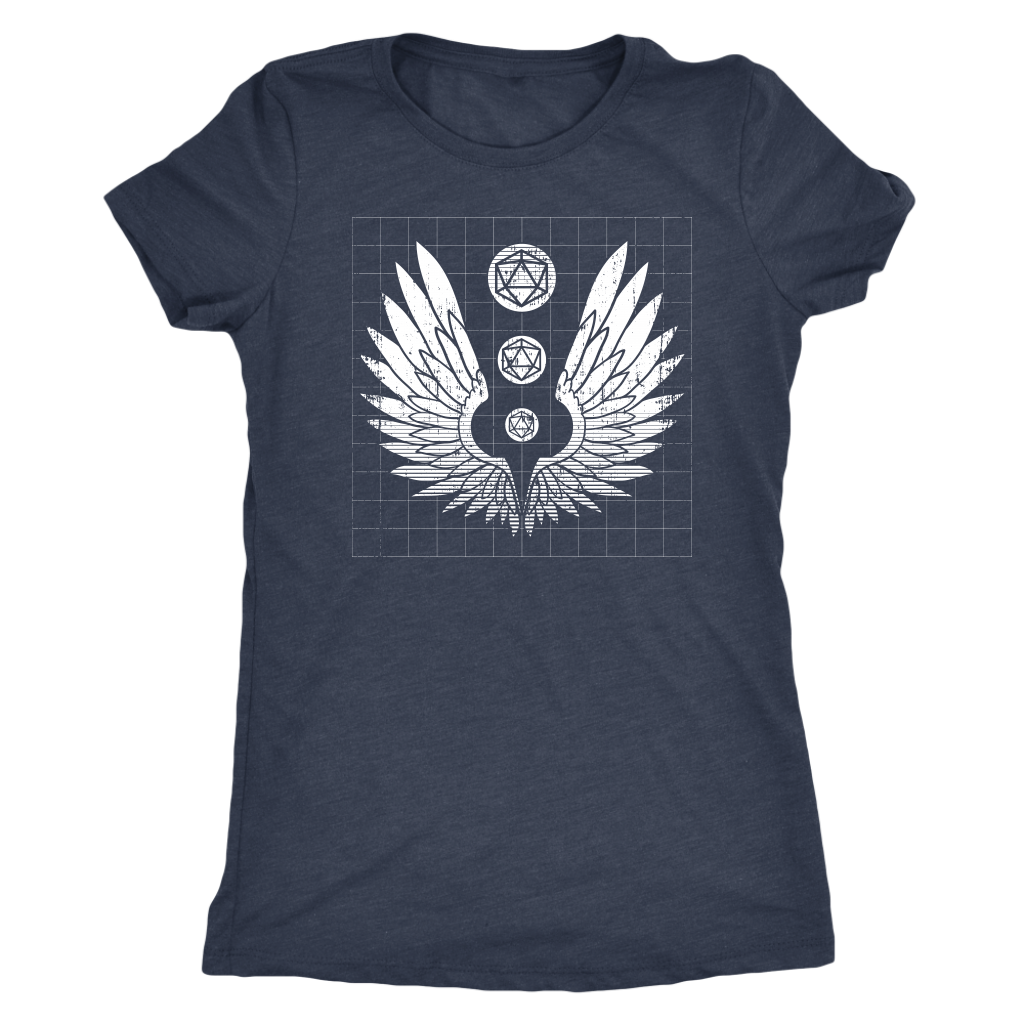 D20 Wings of Future Radiance T-shirt  - Gemmed Firefly
