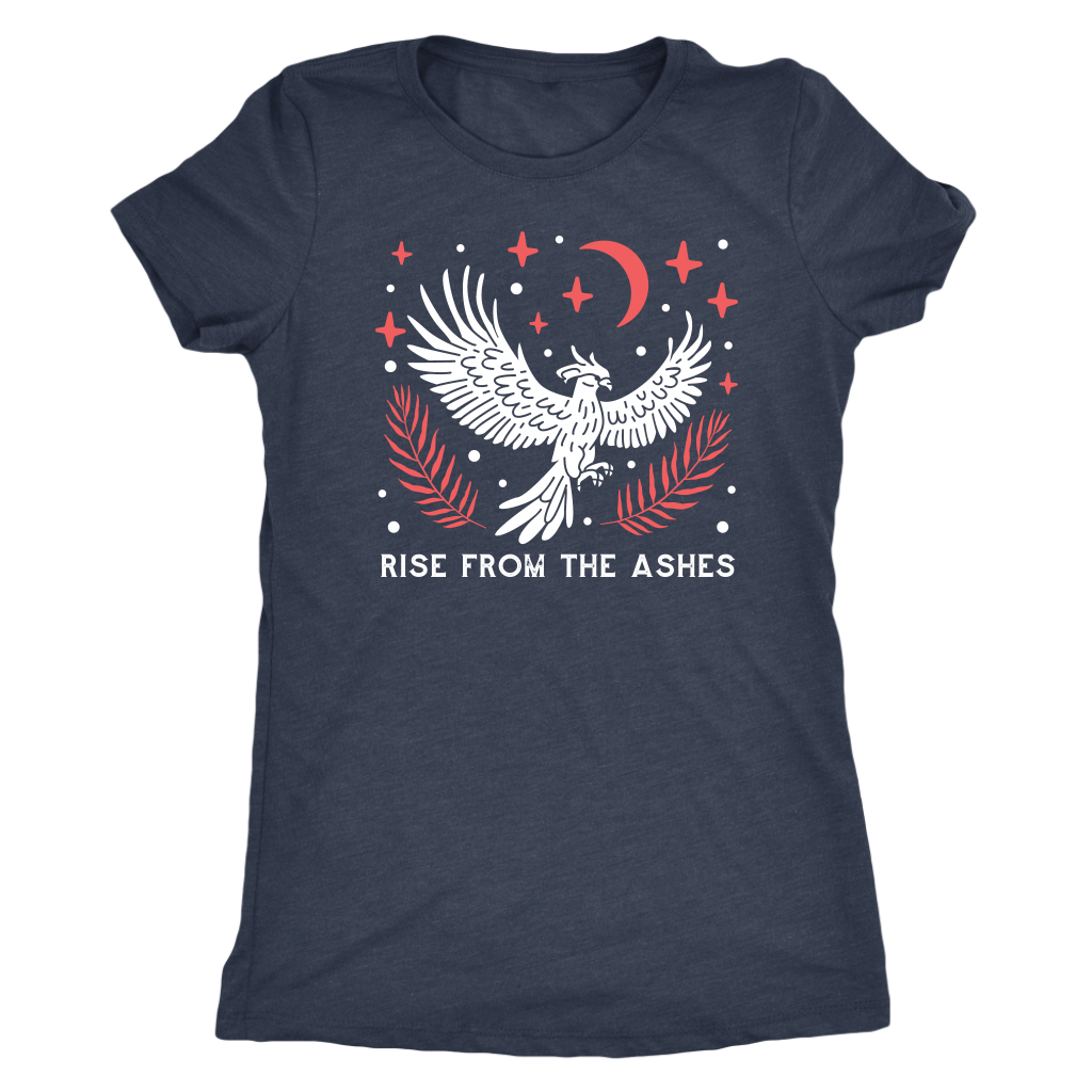 Rise from the Ashes Phoenix T-shirt  - Gemmed Firefly