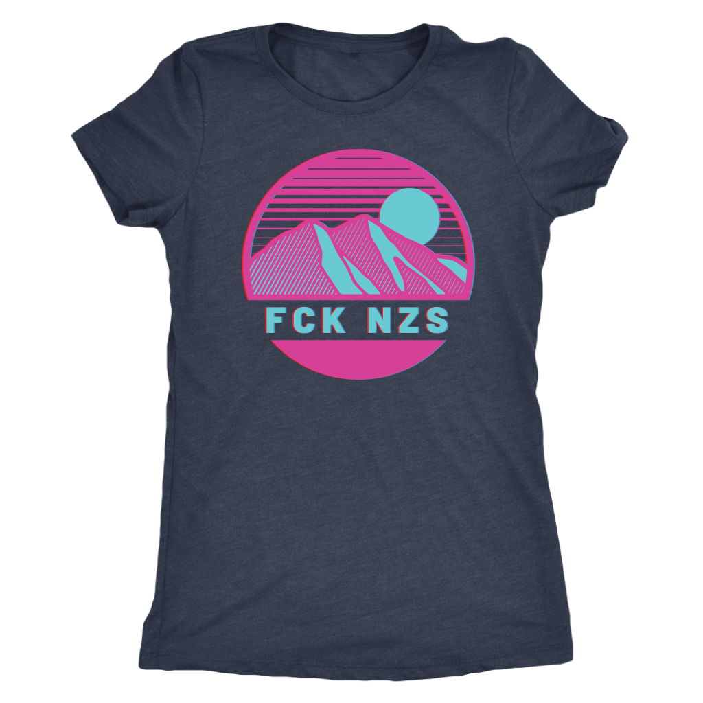 FCK NZS Vapor Mountains Shirt T-shirt  - Gemmed Firefly