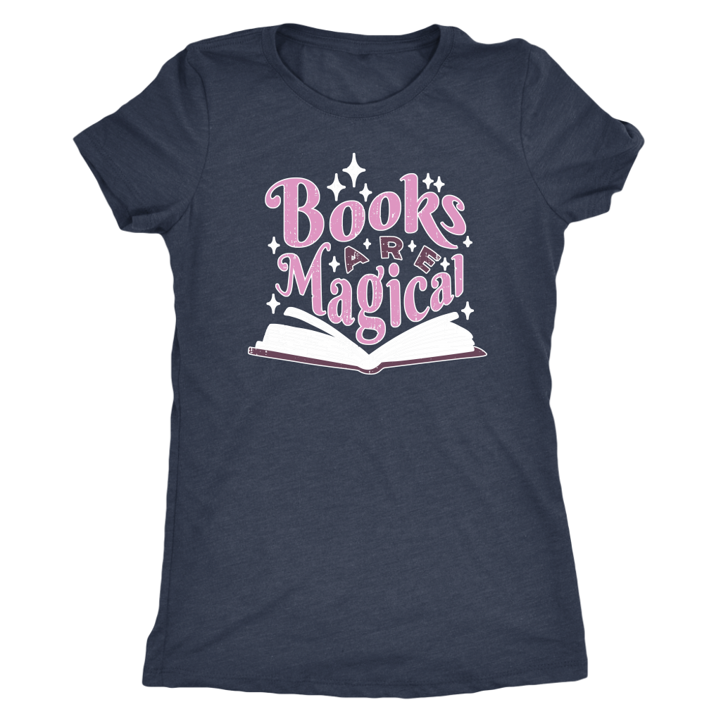 Books are Magical T-shirt  - Gemmed Firefly