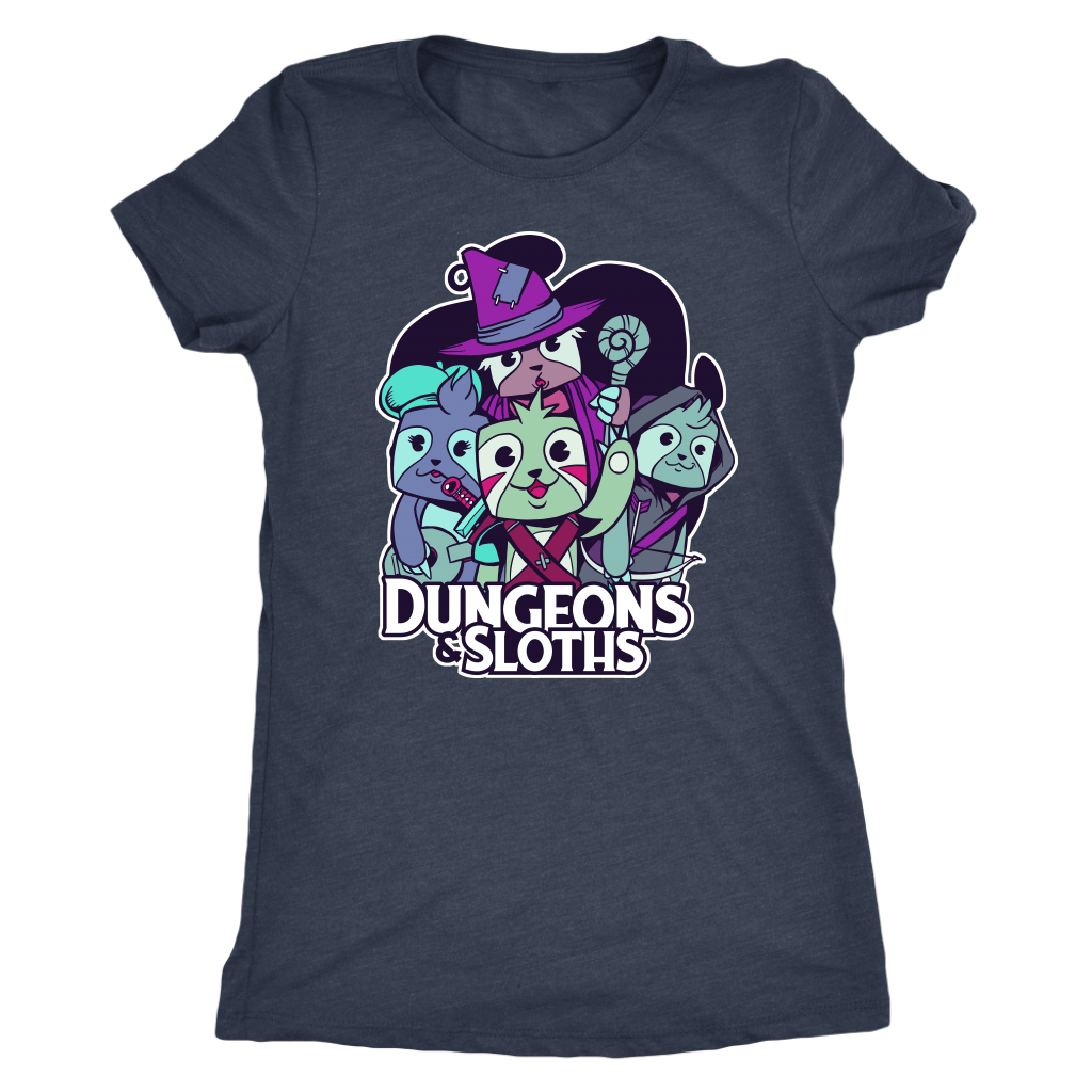 Dungeons and Sloths T-shirt  - Gemmed Firefly