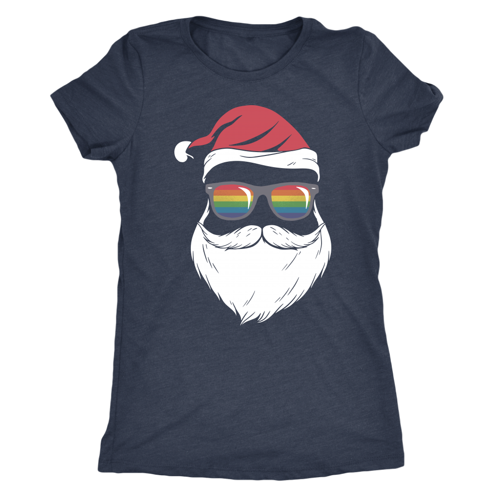 LGBT PRIDE Santa Shirt T-shirt  - Gemmed Firefly
