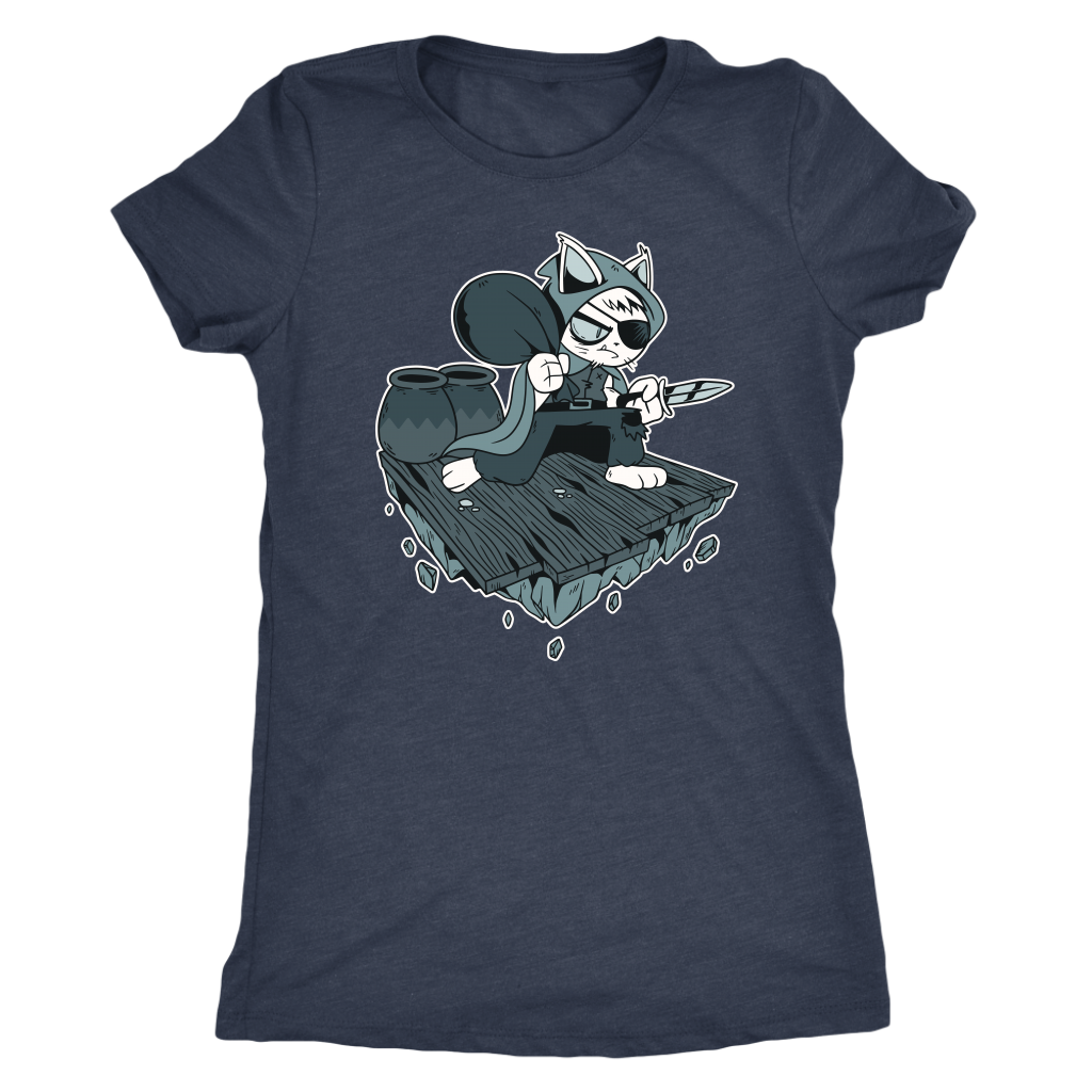Cat Burglar T-shirt  - Gemmed Firefly