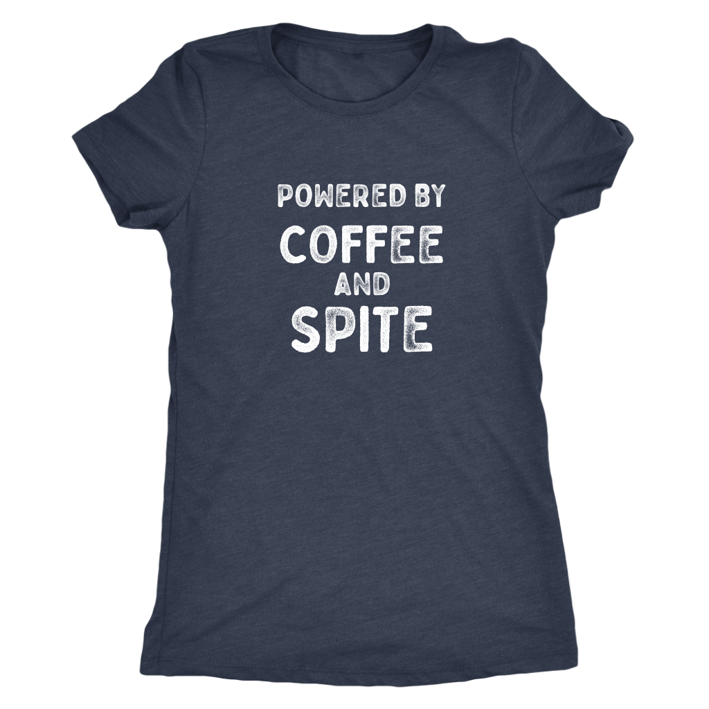 Powered By Coffee and Spite T-shirt  - Gemmed Firefly