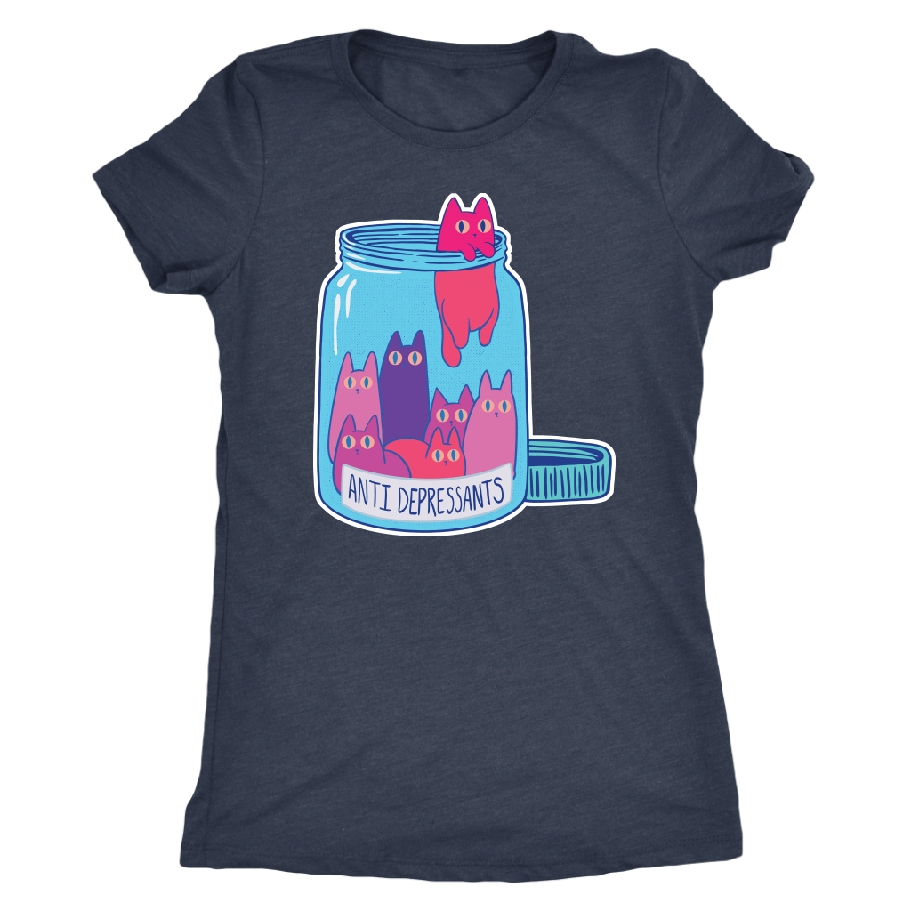 Anti-Depressants Bottle T-shirt  - Gemmed Firefly