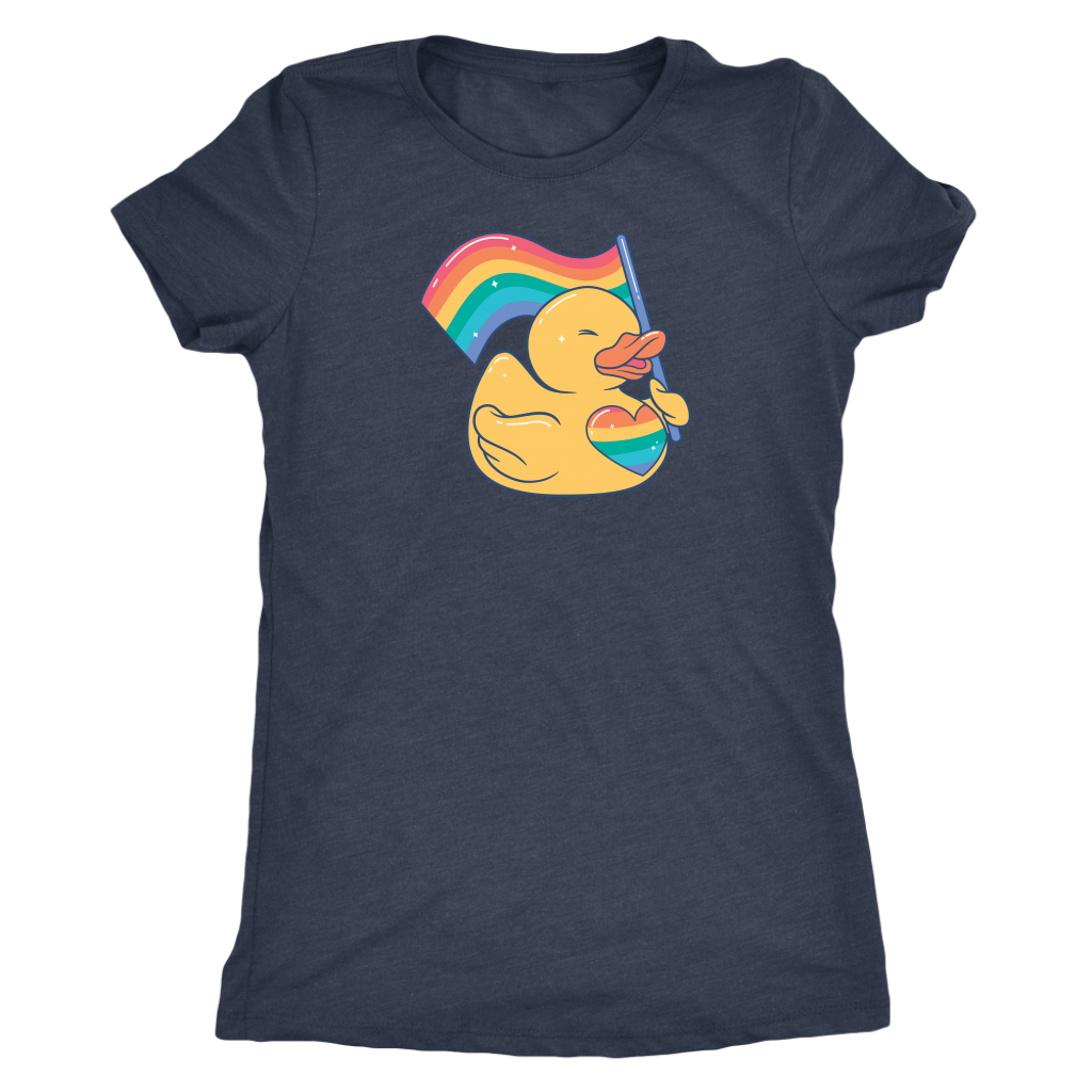 Pride Rubber Ducky T-shirt  - Gemmed Firefly