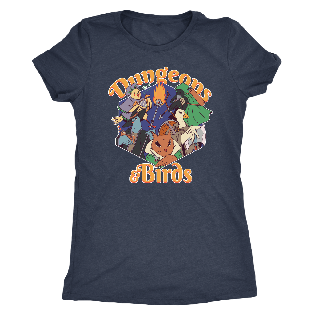 Dungeons and Birds T-shirt  - Gemmed Firefly