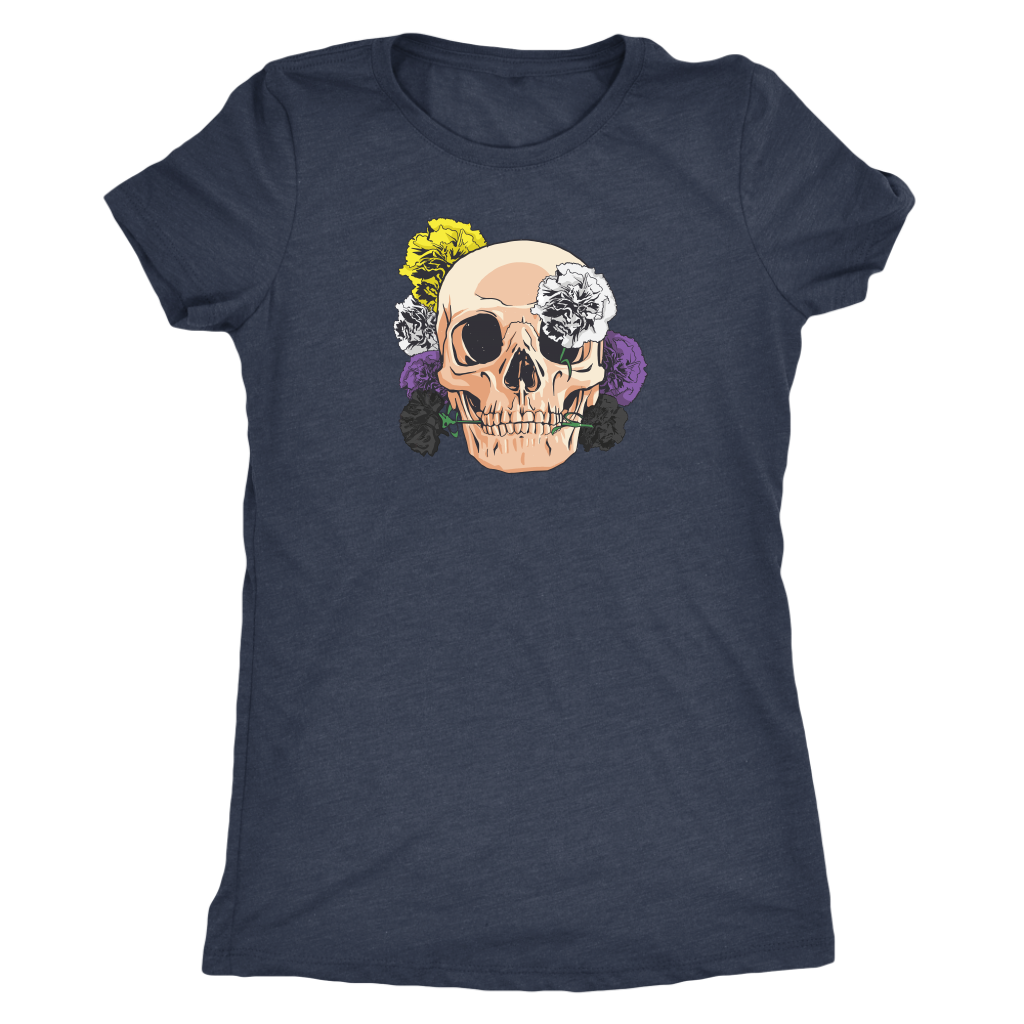 Non-Binary Necromancer T-shirt  - Gemmed Firefly