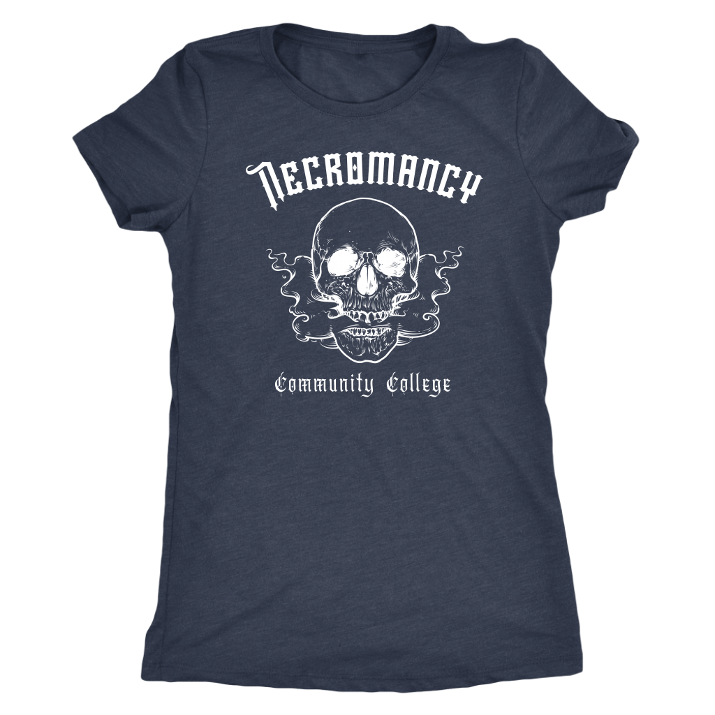 Necromancy Community College T-shirt  - Gemmed Firefly