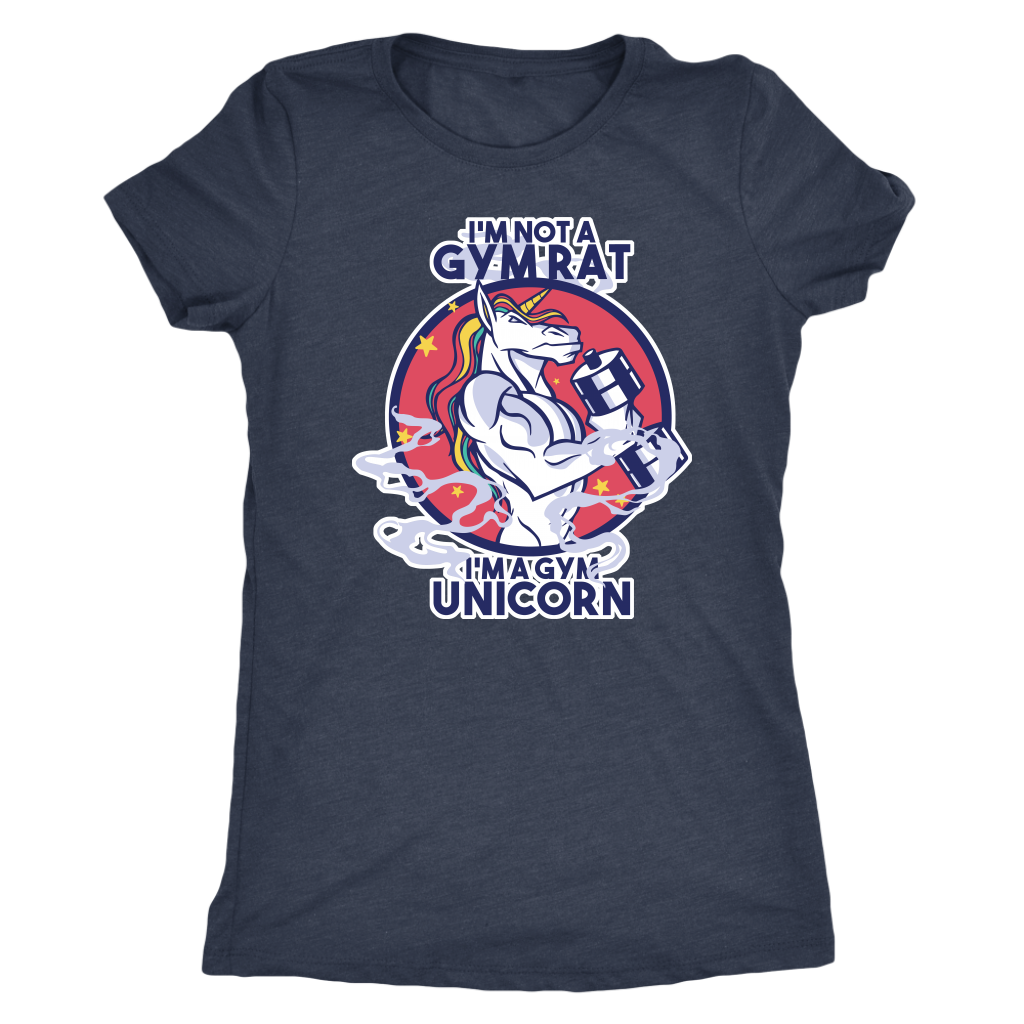 Gym Unicorn T-shirt  - Gemmed Firefly