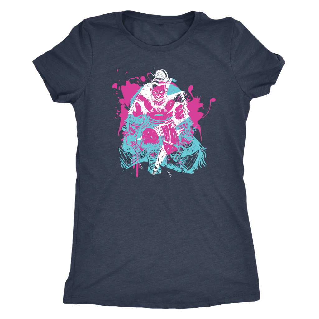 Berserker Paint Splash T-shirt  - Gemmed Firefly