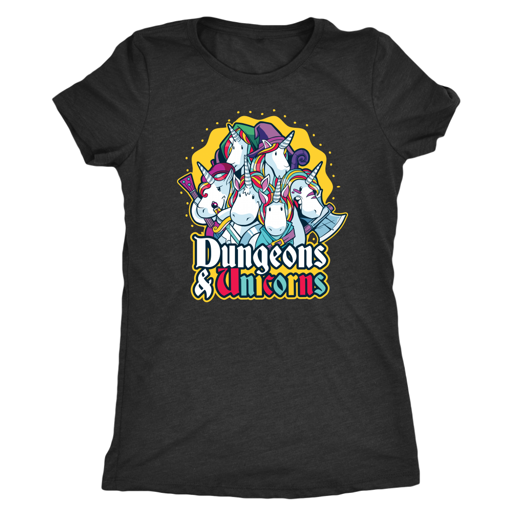 Dungeons and Unicorns T-shirt  - Gemmed Firefly