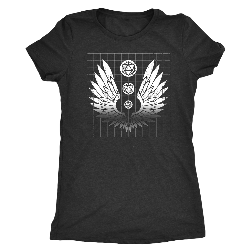 D20 Wings of Future Radiance T-shirt  - Gemmed Firefly