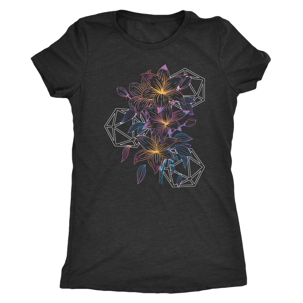 Lilies and Luck T-shirt  - Gemmed Firefly