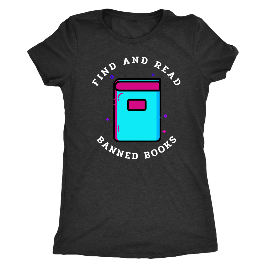 Find and Read Banned Books Shirt T-shirt  - Gemmed Firefly