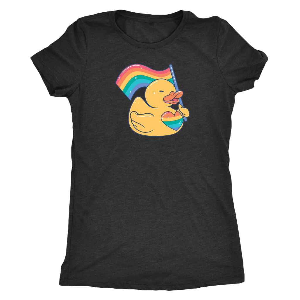 Pride Rubber Ducky T-shirt  - Gemmed Firefly