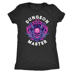 Dungeon Master Dark Skull D20 Rune T-shirt  - Gemmed Firefly