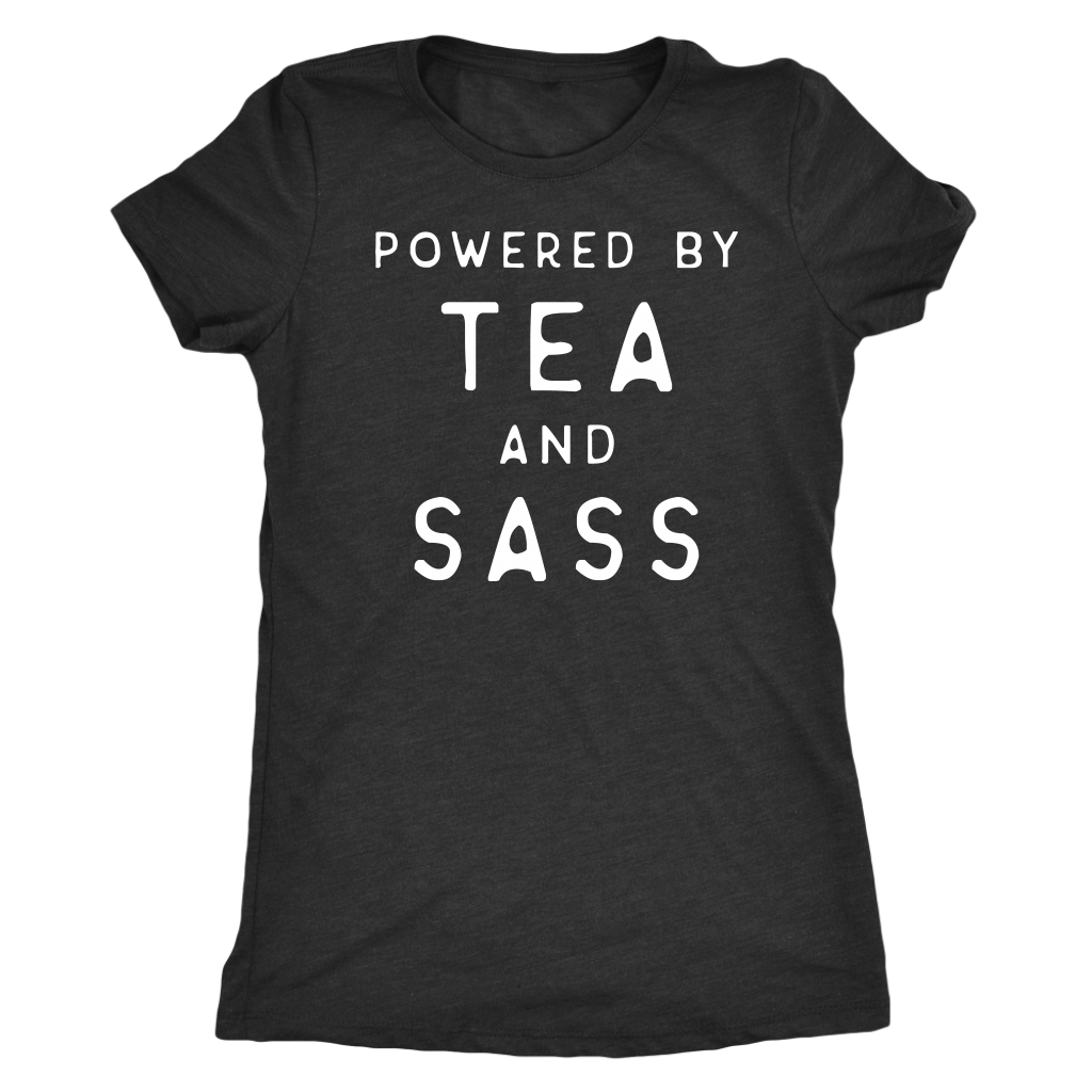 Powered by Tea and Sass T-shirt  - Gemmed Firefly