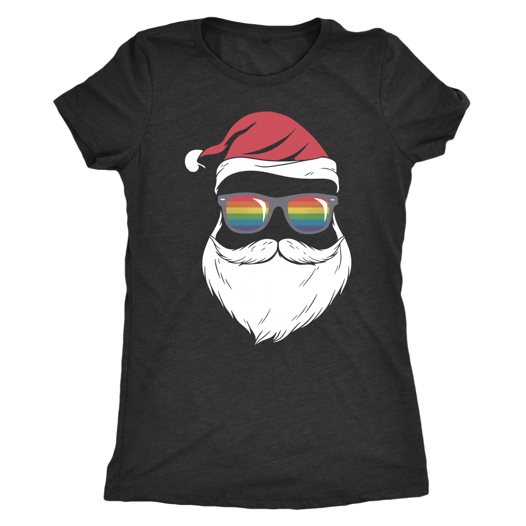 LGBT PRIDE Santa Shirt T-shirt  - Gemmed Firefly