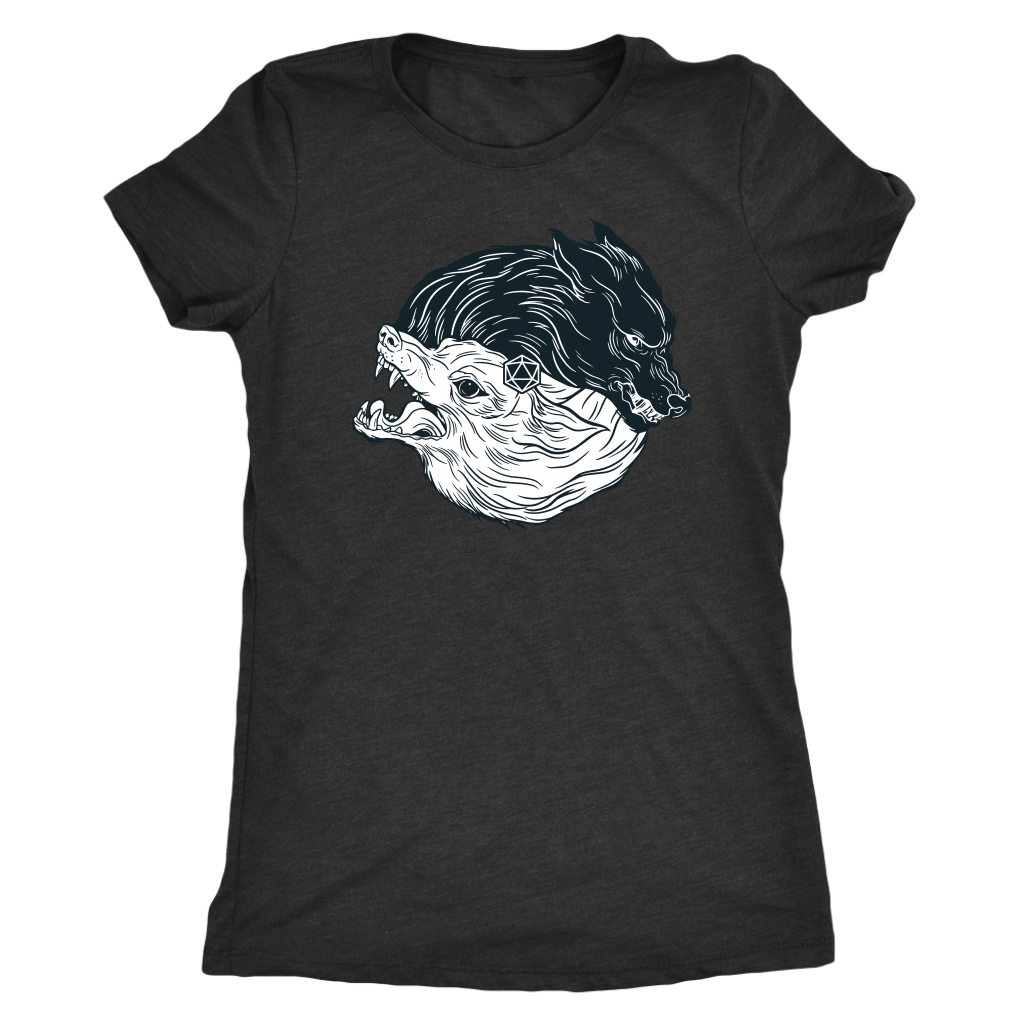 Two Wolves to Feed T-shirt  - Gemmed Firefly