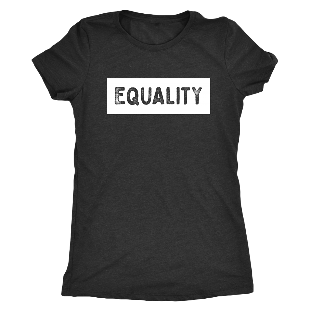 Equality Stencil Text T-shirt  - Gemmed Firefly