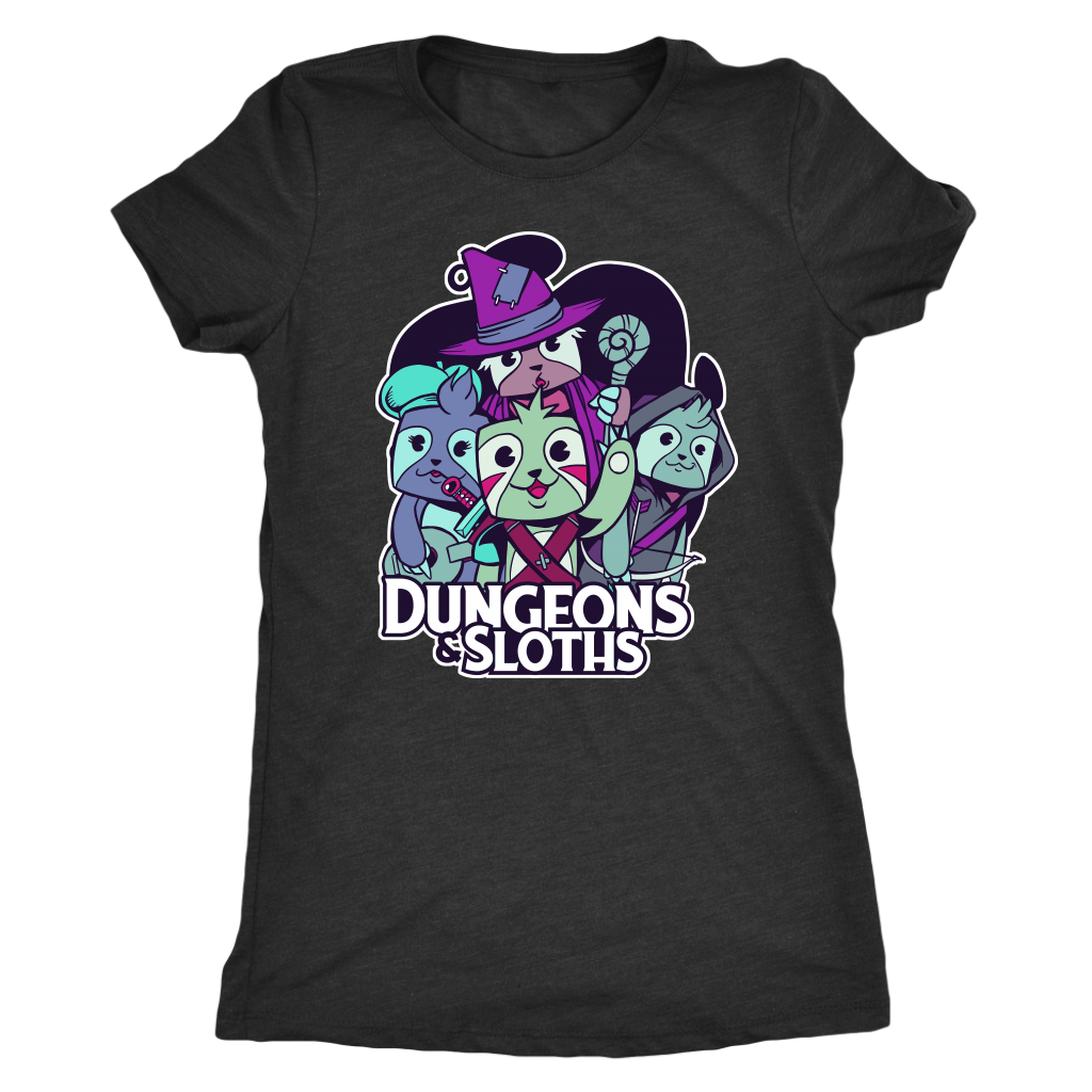 Dungeons and Sloths T-shirt  - Gemmed Firefly