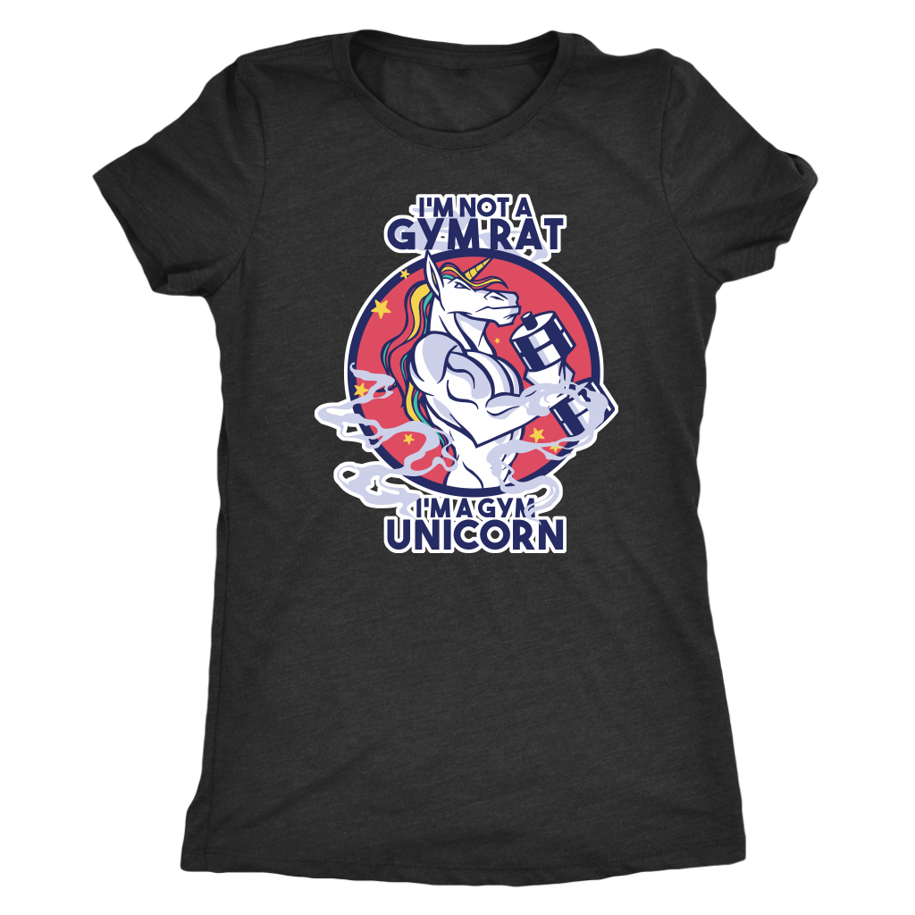Gym Unicorn T-shirt  - Gemmed Firefly