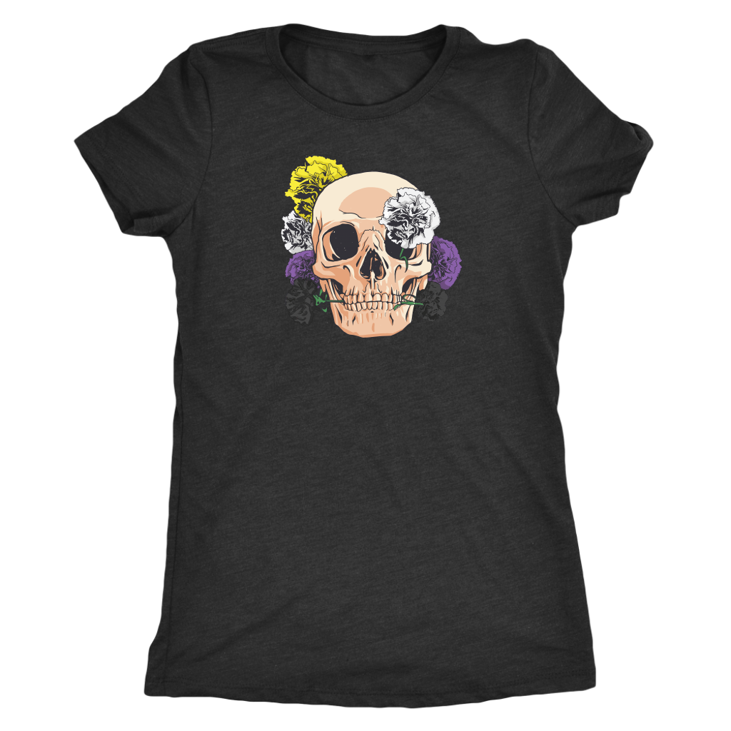 Non-Binary Necromancer T-shirt  - Gemmed Firefly