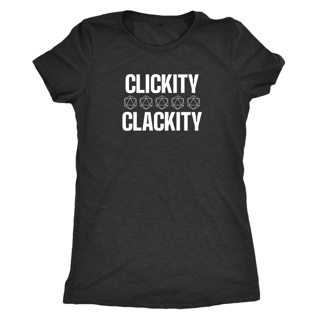 Clickity Clackity T-shirt  - Gemmed Firefly