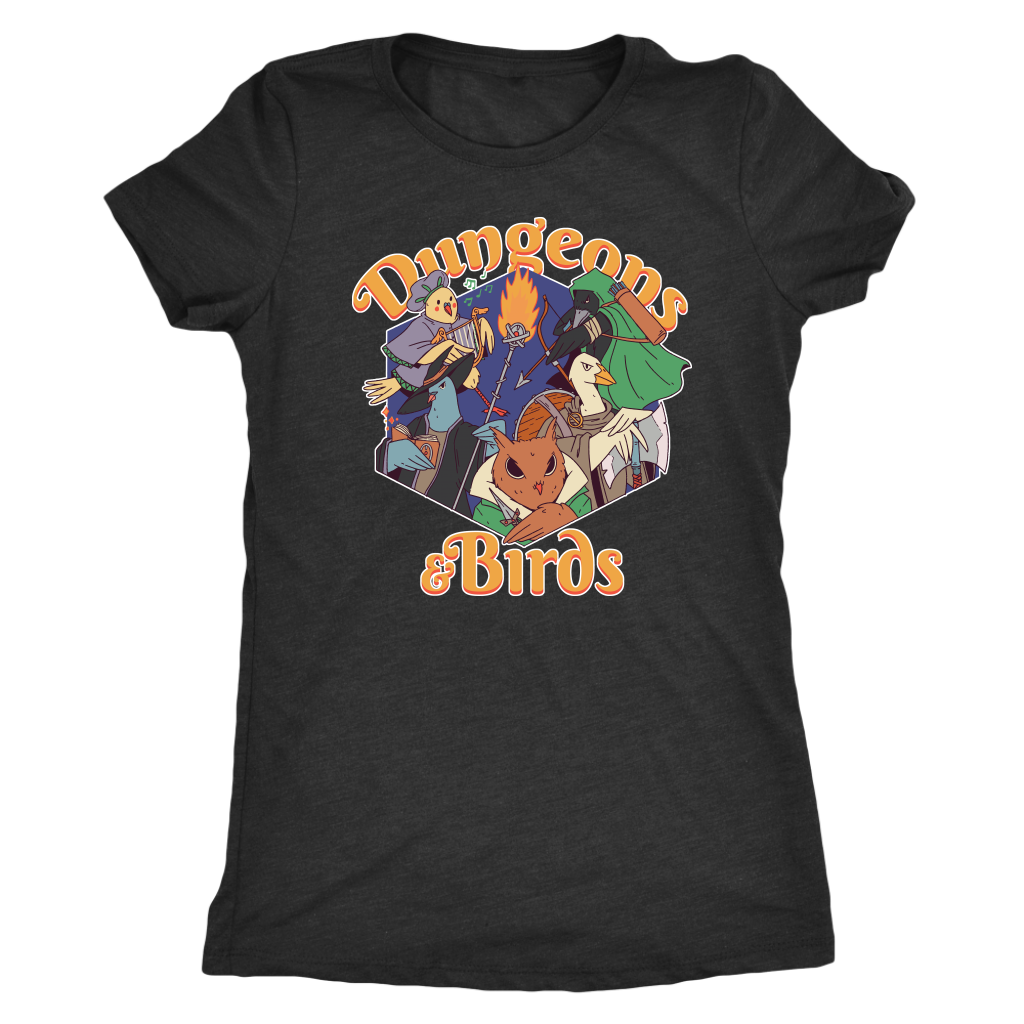 Dungeons and Birds T-shirt  - Gemmed Firefly