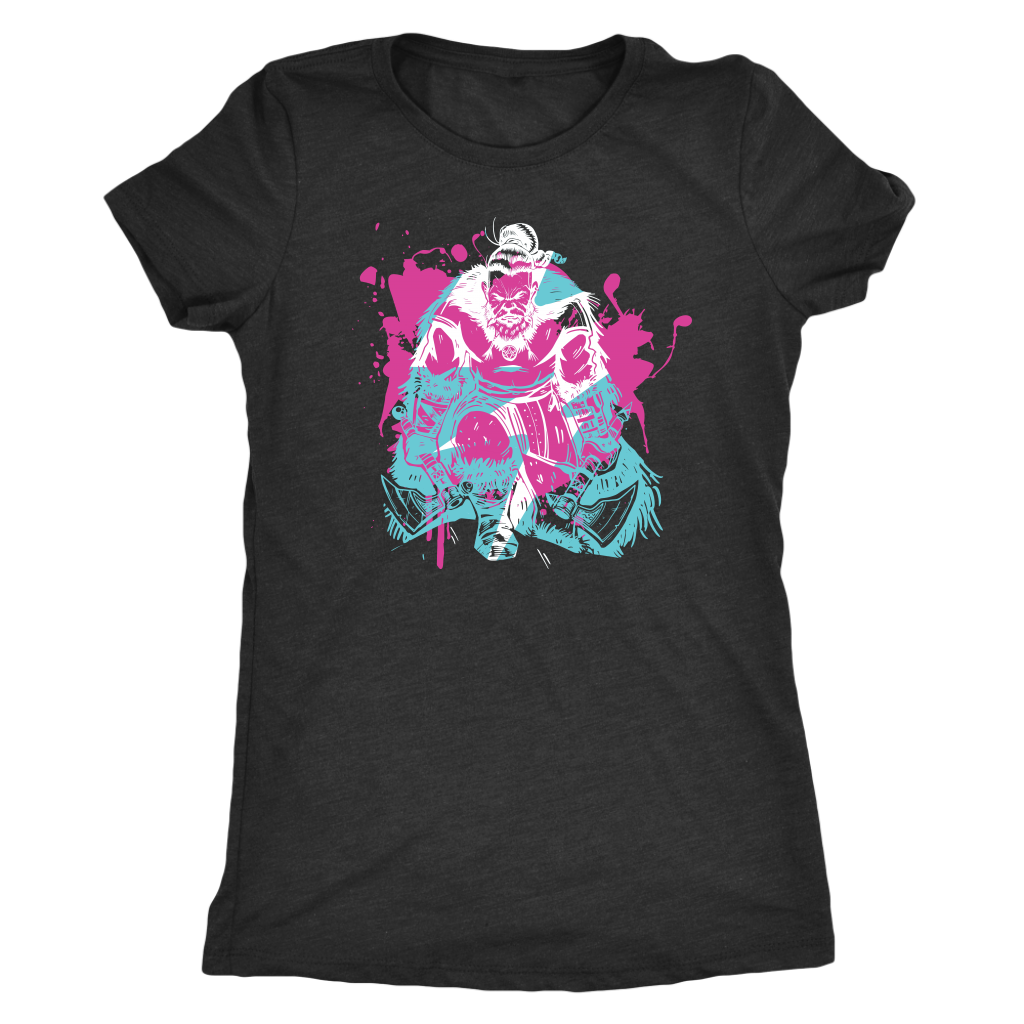 Berserker Paint Splash T-shirt  - Gemmed Firefly