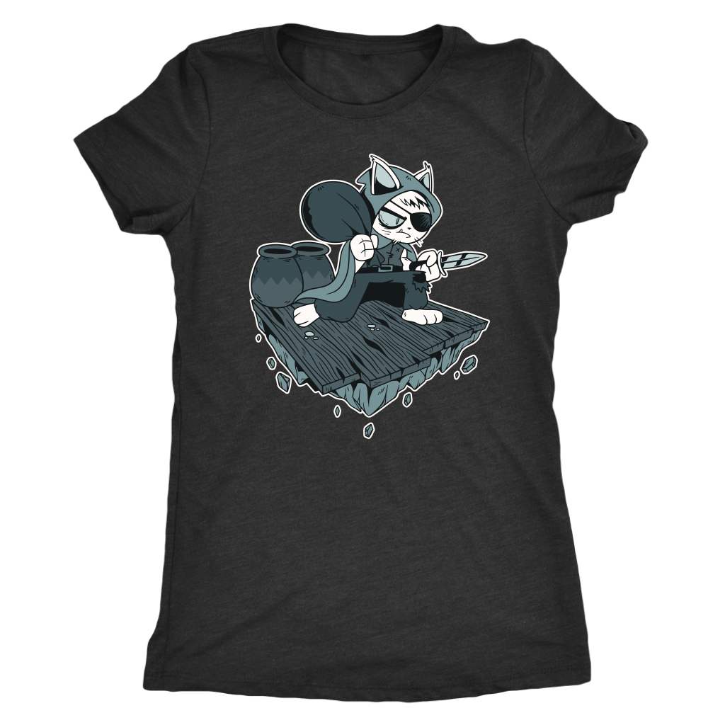 Cat Burglar T-shirt  - Gemmed Firefly