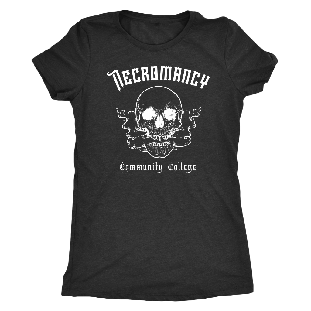 Necromancy Community College T-shirt  - Gemmed Firefly