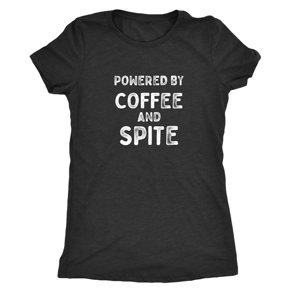 Powered By Coffee and Spite T-shirt  - Gemmed Firefly