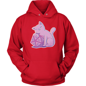 Glitch Cat Hoodie T-shirt  - Gemmed Firefly