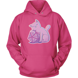 Glitch Cat Hoodie T-shirt  - Gemmed Firefly
