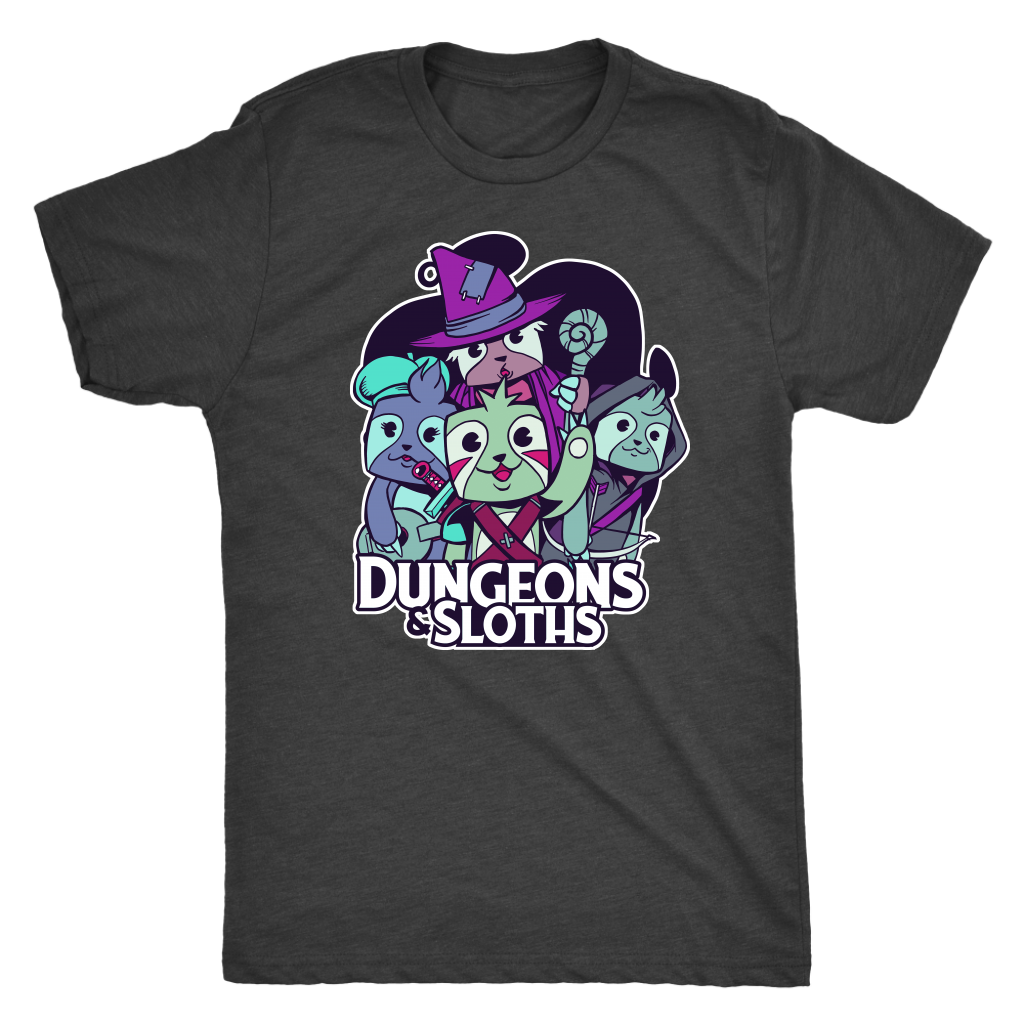 Dungeons and Sloths T-shirt  - Gemmed Firefly