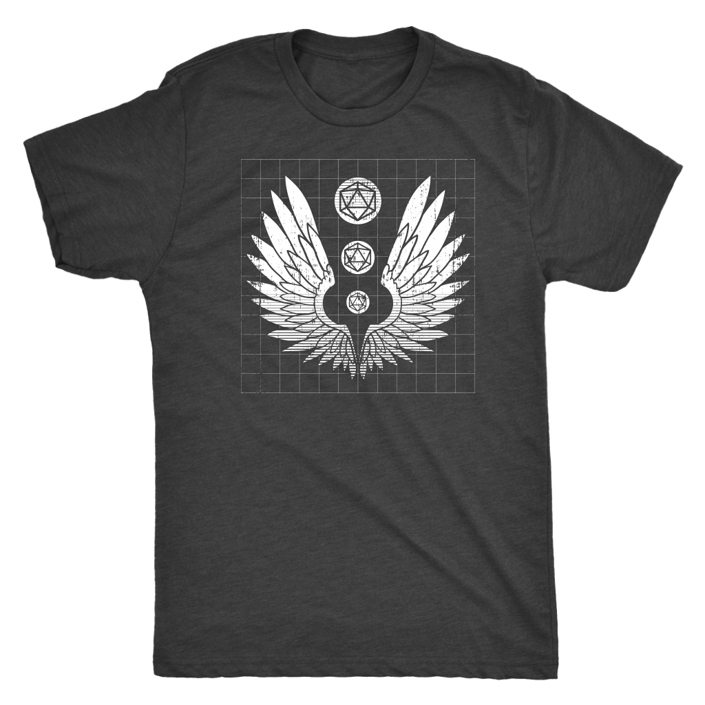 D20 Wings of Future Radiance T-shirt  - Gemmed Firefly