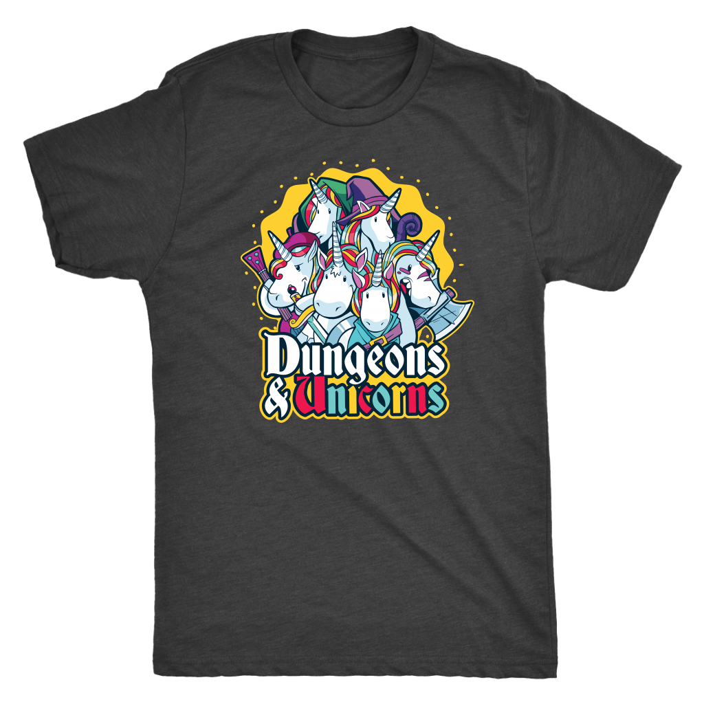 Dungeons and Unicorns T-shirt  - Gemmed Firefly