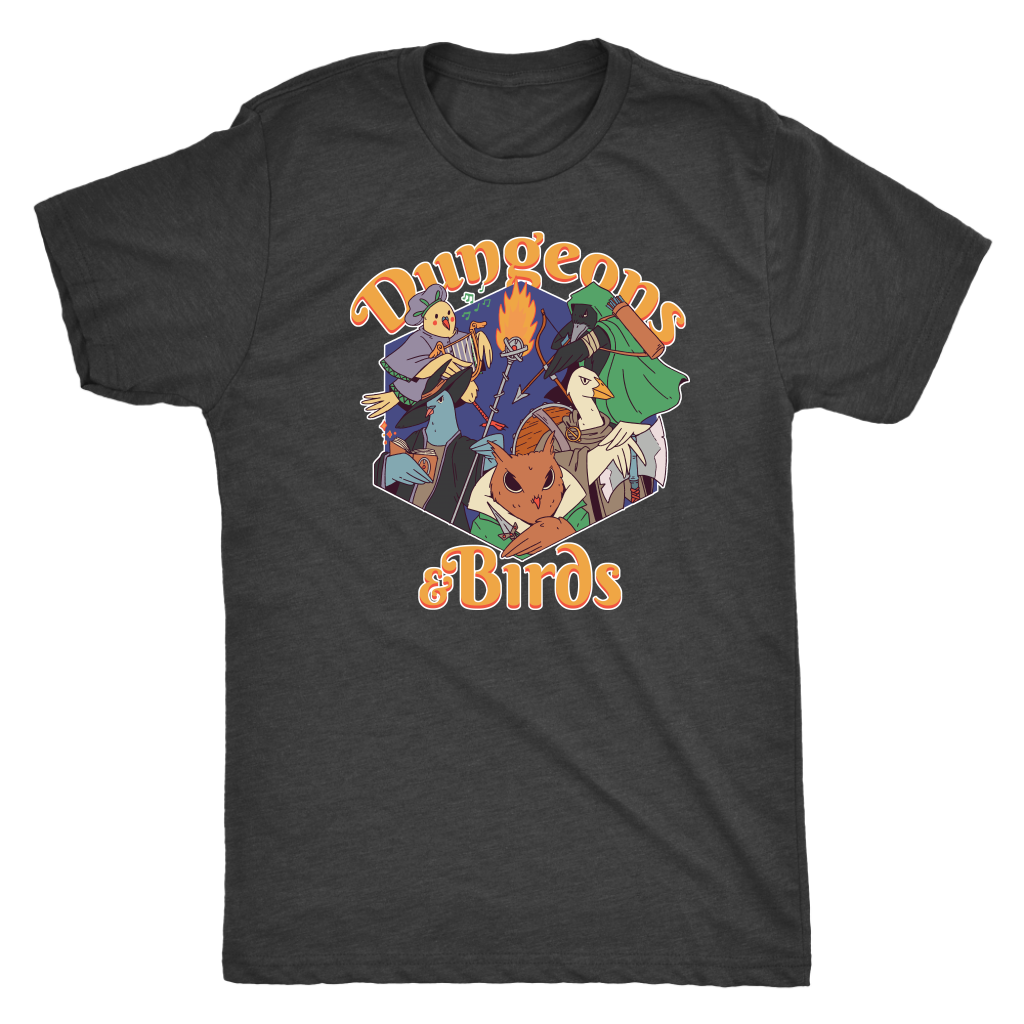 Dungeons and Birds T-shirt  - Gemmed Firefly