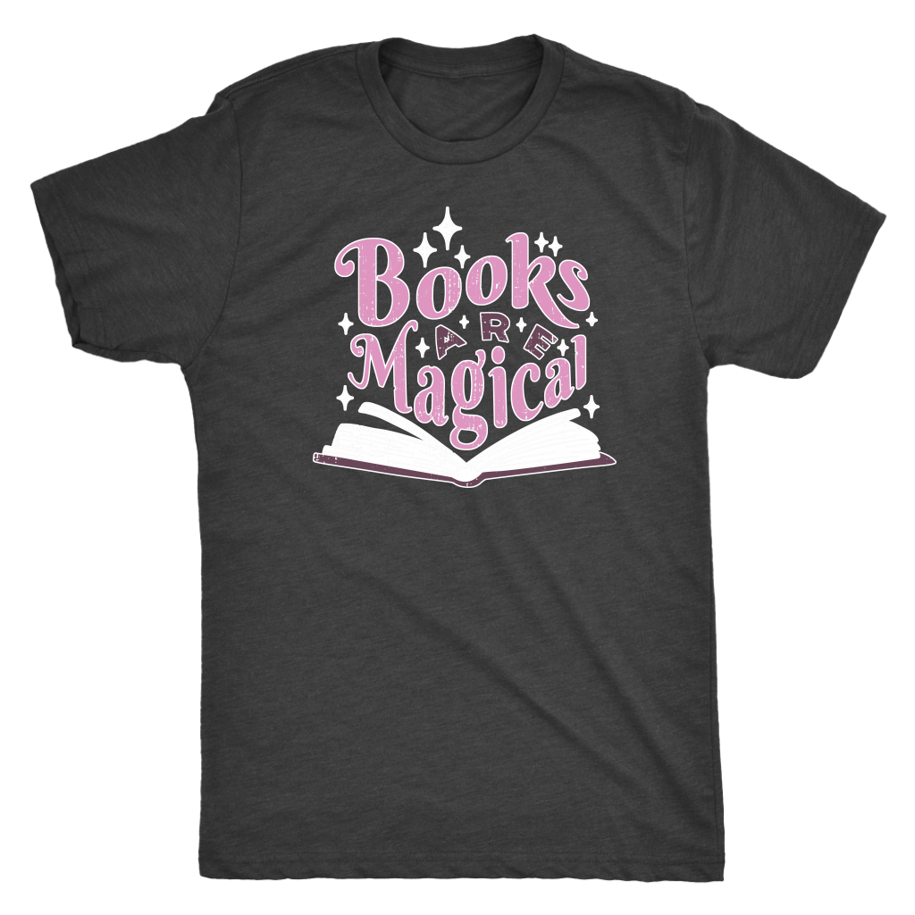 Books are Magical T-shirt  - Gemmed Firefly