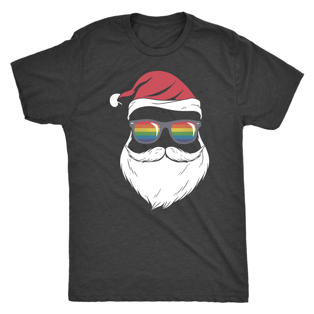 LGBT PRIDE Santa Shirt T-shirt  - Gemmed Firefly