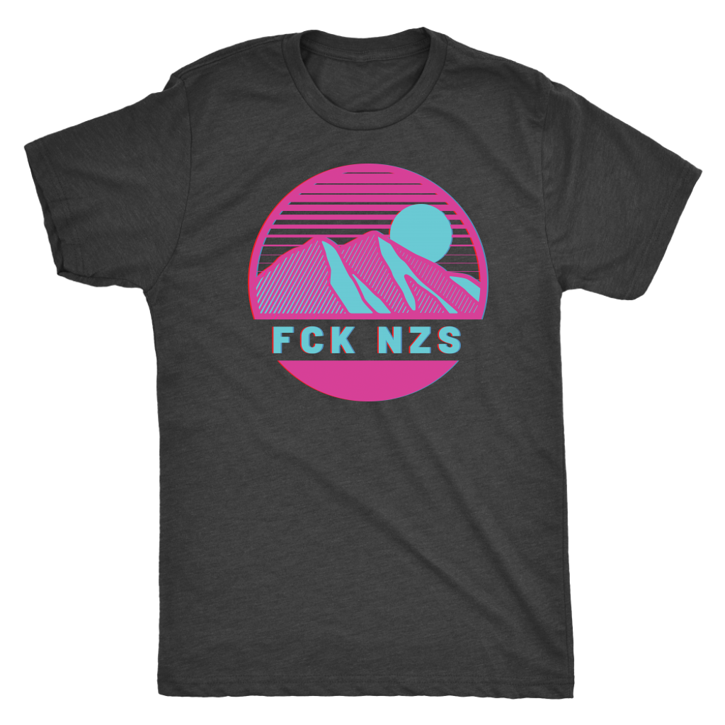 FCK NZS Vapor Mountains Shirt T-shirt  - Gemmed Firefly