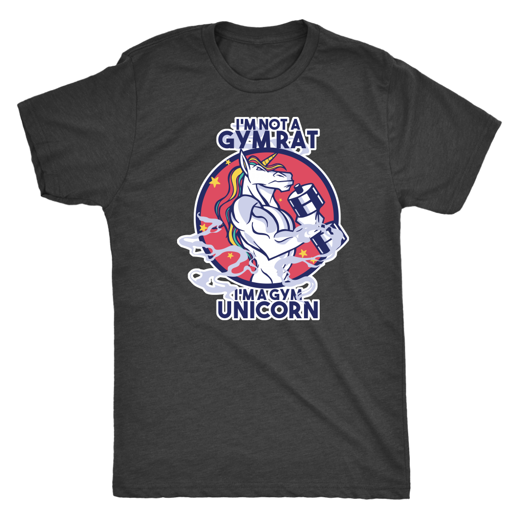 Gym Unicorn T-shirt  - Gemmed Firefly