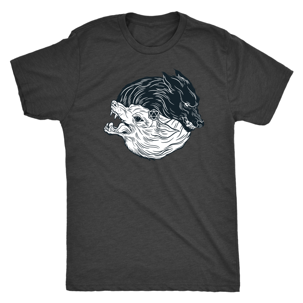 Two Wolves to Feed T-shirt  - Gemmed Firefly