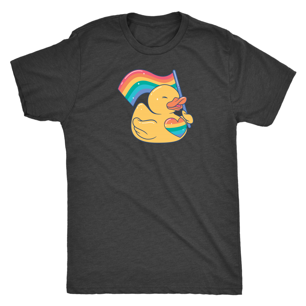 Pride Rubber Ducky T-shirt  - Gemmed Firefly