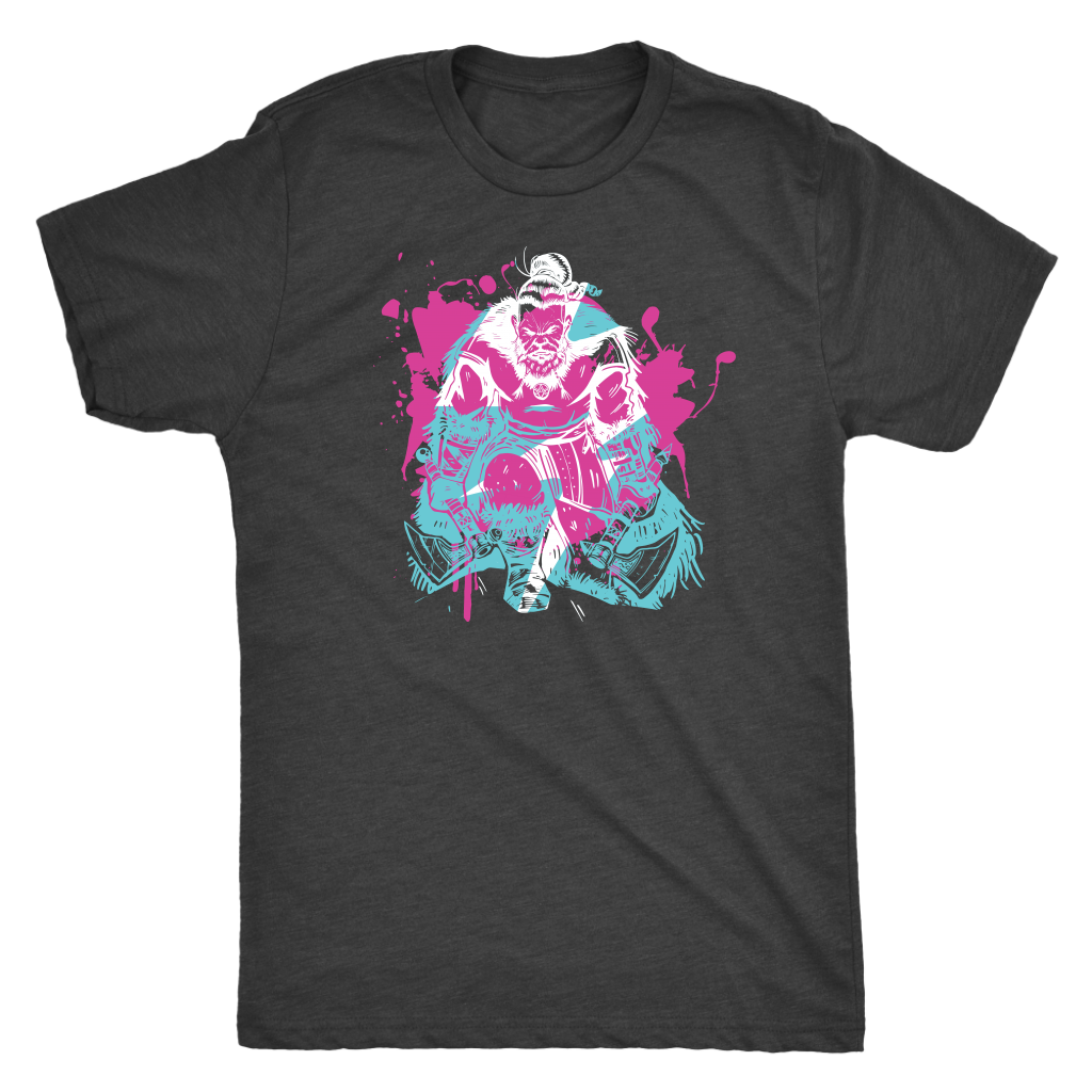 Berserker Paint Splash T-shirt  - Gemmed Firefly